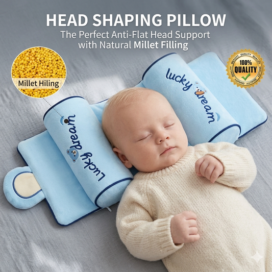Baby Head Shaping & Protection Pillow ☁️💤