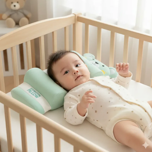 Baby Head Shaping & Protection Pillow ☁️💤